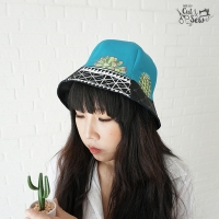 ผ้าพิมพลาย หมวก Tulip Hat G