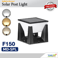 โคมไฟหัวเสาโซล่าเซลล์ รุ่น MD-SPL-F150 (เปิดได้ 3 แสง)