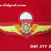 ปีกกระโดดหอ มณฑลทหารบกที่ 14 (มทบ.14)แบบผ้า ราคา 60 บาท