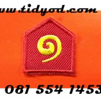 อาร์มเลข1 สีแดง ราคาอันละ 35 บาท