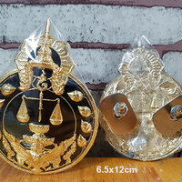 ตราติดหน้ารถสำนักงานศาล แบบไม่มีตัวหนังสือ สีดำ ราคาขาย 450 บาท