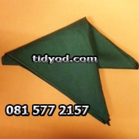 ผ้าพันคอสีเขียว ราคา 90 บาท