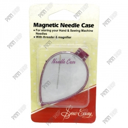 กล่องแม่เหล็กเก็บเข็ม พร้อมเข็มเย็บ 2 เล่ม