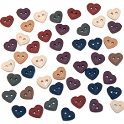 Stitch Hearts Button