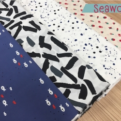 เซ็ตผ้าพิมพ์คลาสตัดเสื้อ Seaworld