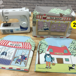 พิมพ์ลายสำหรับเย็บเป็นผ้าคลุมจักร (รุ่น JS, GS, AS)