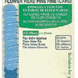 เข็มหมุดหัวดอกไม้ สำหรับผ้าบาง