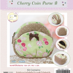 Cherry Coin Purse B (Green)