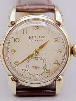 นาฬิกาเก่า HALLMARK ไขลานสองเข็มครึ่ง