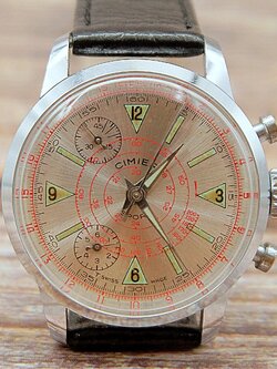 นาฬิกาเก่า CIMIER Chronograph ไขลาน