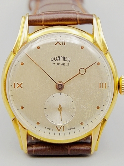 นาฬิกาเก่า ROAMER ไขลานสองเข็มครึ่ง