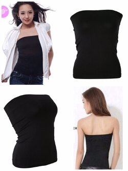 เกาะอกตัวยาว มีเพชรตรงอก เนื้อผ้าใส่สบาย ไม่อึดอัด มี 2 สี ดำ เนื้อ ฟรีไซส์ ราคาส่ง 3 ชิ้นคละแบบได้ 150 บาท
