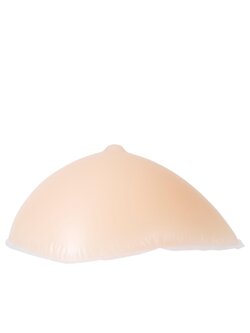 ซิลิโคนสำหรับคนผ่าตัดมะเร็งเต้านมทรงสามเหลี่ยมขนาด 300g กว้าง 14cm ยาว 12cm สูง 7cm ราคาข้างละ 1,300 บาท