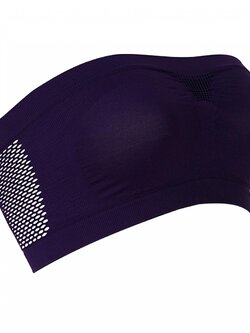 เกาะอกตัวสั้น เนื้อผ้าทอใส่สบาย ด้านหลังเป็นตาข่ายช่วยระบายอากาศได้ดี มีสีเดียว สีม่วง ราคาส่ง 3 ชิ้นคละแบบได้ ตัวละ 80 บาท