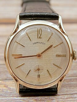 นาฬิกาเก่า HAMILTON ไขลานสองเข็มครึ่ง