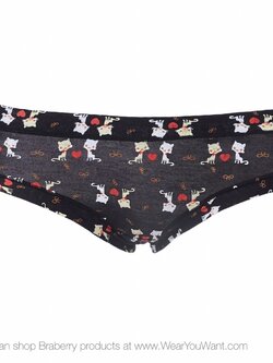 กางเกงในลายแมวเหมียว เนื้อผ้านิ่มใส่สบาย เรียบเนียนไม่เห็นขอบ ฟรีไซส์ มี 4 สี เนื้อ ดำ เทา ชมพู ราคาส่ง 3 ชิ้นคละแบบได้ ตัวละ 100 บาท