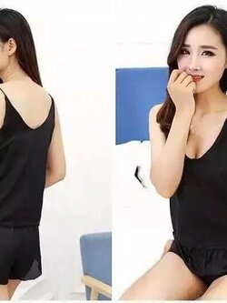 ชุดนอนผ้าซาติน ใส่สบาย ไม่ร้อน เสื้อสายเดี่ยว กางเกงขาสั้น มี 5 สี กรมท่า, เขียว, แดง, ดำ, ขาว ราคาส่ง 3 ชิ้น คละแบบได้ชุดละ 250 บาท