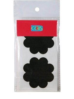 สติ๊กกเกอร์แปะจุกนม แบบดอกไม้ สีดำ 1 แพค มี 5 คู่ ราคาแพคละ 100 บาท