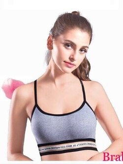 สปอร์ตบราแฟชั่น เสริมฟองอัพทรงสวย เนื้อผ้ายืดหยุ่นดี ระบายความร้อนได้ สวมใส่กระชับ มี 3 สี ดำ ขาว เทา ราคาส่ง 3 ชิ้น คละแบบได้ทั้งร้าน ตัวละ 150 บาท