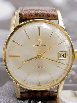 นาฬิกาเก่า CERTINA ไขลาน