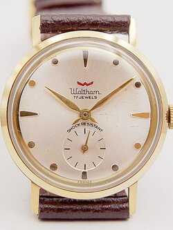 นาฬิกาเก่า WALTHAM ไขลานสองเข็มครึ่ง