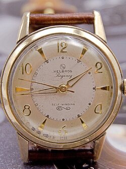 นาฬิกาเก่า HELBROS ออโตเมติก