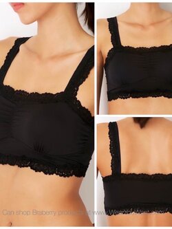 บราขอบลูกไม้ มีทรง ตัวสั้น ถอดฟองได้ มี 4 สี ดำ,ขาว,เนื้อ,โอรส ราคาส่ง 3 ตัวคละแบบได้ตัวละ 200 บาท