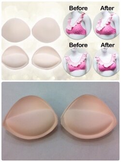 ฟองน้ำซุปเปอร์ดูม เป็นทรงสามเหลี่ยม ใส่แล้วดูม ดูอกอึ๋มขึ้นมาทันที ราคาคู่ละ 120 บาท