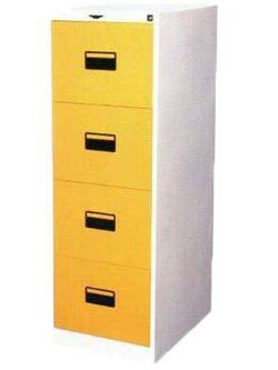 ตู้ลิ้นชักเหล็ก 4 ลิ้นชัก (Steel vertical filling Cabinet - 4 drawers)