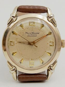 นาฬิกาเก่า MARC NICOLET ออโตเมติก