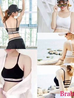 สปอร์ตบราแฟชั่น เสริมฟองอัพทรงสวย เนื้อผ้ายืดหยุ่นดี ระบายความร้อนได้ สวมใส่กระชับ มี 3 สี ดำ ขาว เทา ราคาส่ง 3 ชิ้น คละแบบได้ทั้งร้าน ตัวละ 150 บาท