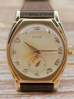 นาฬิกาเก่า ELGIN ไขลานสองเข็มครึ่ง