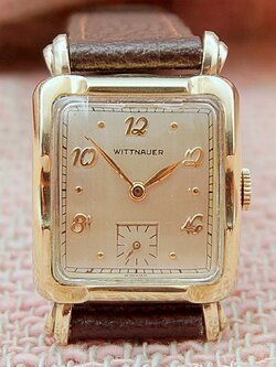 นาฬิกาเก่า WITTNAUER BY LONGINES ไขลานสองเข็มครึ่ง