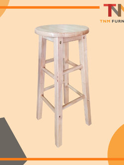 เก้าอี้สตูลไม้ยางพารา 29นิ้ว