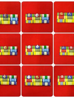 แพรแถบย่อ3แถว9ชนิด