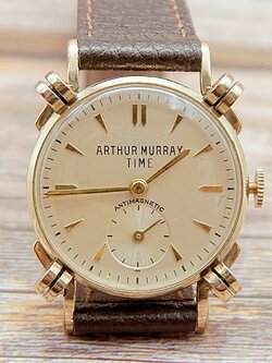 นาฬิกาเก่า ARTHUR MURRAY ไขลานสองเข็มครึ่ง