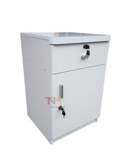 ตู้ลิ้นชักข้างเตียงเอนกประสงค์ 1บานเปิด มีกุญแจ