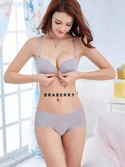 ชุดชั้นในไร้โครง ตะขอหน้าช่วยดันหน้าอกชิดสวย เสริมฟองน้ำนุ่มใส่สบาย มี 3 สี ดำ เนื้อ เทา size 32 34 36 ราคาส่ง 3 ชิ้นคละกับแบบอื่นได้ ชุดละ 390 บาท