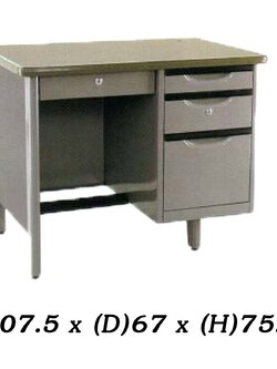 โต๊ะทำงานเหล็ก 3.5 ฟุต