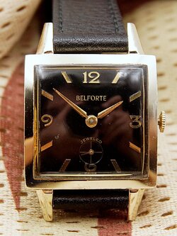 นาฬิกาเก่า BELFORTE ไขลานสองเข็มครึ่ง