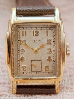 นาฬิกาเก่า ELGIN ไขลานสองเข็มครึ่ง