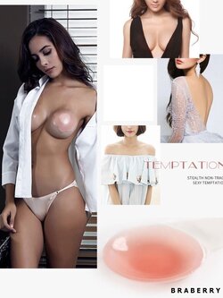 ซิลิโคนแปะจุกนมพร้อมดึงยกอกโดยไม่ต้องใส่บรา ขนาดใหญ่คลุมเต้า ยกอกเชิด ในพริบตา ราคาส่ง 3 ชิ้น คละกับแบบอื่นได้ กล่องละ 180 บาท