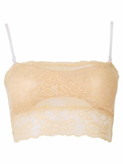 เกาะอกลูกไม้ เนื้อนิ่มใส่สายไม่คัน เสริมฟองน้ำ ถอดฟองออกได้ มีสายใสให้ 1 คู่ มี 3 สี ดำ ขาว เนื้อ ฟรีไซส์ ราคาส่ง 3 ชิ้นคละแบบได้ ตัวละ 100 บาท