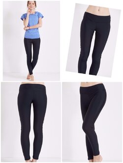 กางเกงว่ายน้ำขายาวสีดำ ผ้ากัน UV ทรงสวยใส่แล้วดูดี ช่วยอำพรางสะโพกและต้นขา สีพื้นดำแมทเข้ากับเสื้อได้ทุกสี ราคาส่งตัวละ 390 บาท