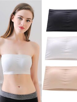 เกาะอกไร้ตะเข็บ เรียบเนียน ใส่กระชับ ผ้านิ่มใส่สบาย เสริมฟองถอดฟองได้ ฟรีไซส์ มี 3 สี ดำ ขาว เนื้อ ราคาส่ง 3 ชิ้นคละแบบได้ทั้งร้าน ราคาตัวละ 100 บาท