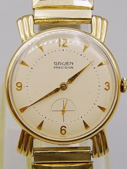 นาฬิกาเก่า GRUEN ไขลานสองเข็มครึ่ง