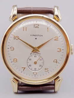 นาฬิกาเก่า KINGSTON ไขลานสองเข็มครึ่ง