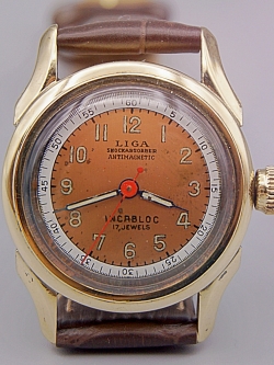 นาฬิกาเก่า LIGA ไขลาน