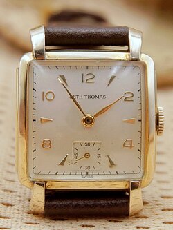 นาฬิกาเก่า SETH THOMAS ไขลานสองเข็มครึ่ง