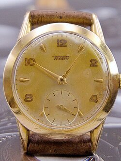 นาฬิกาเก่า TISSOT ไขลานสองเข็มครึ่ง